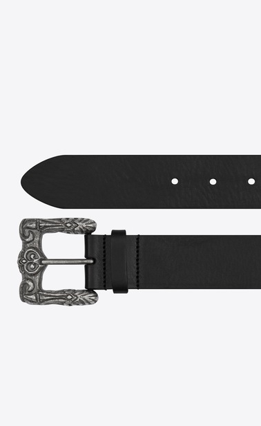 Celtique belt in black leather
